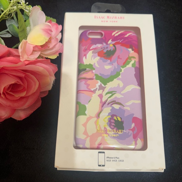 CLEARANCE ISSAAC MIZRAHI NewYork iphone 6 Plus Floral Phone Case NIB - Picture 1 of 5